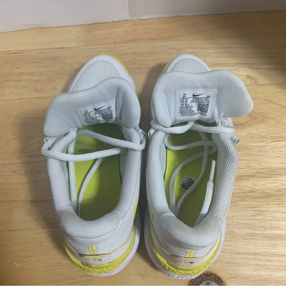 Nike Kid's Star Runner 4 GS Summit White Opti Yellow Sneakers DX7615 101 Size 4Y